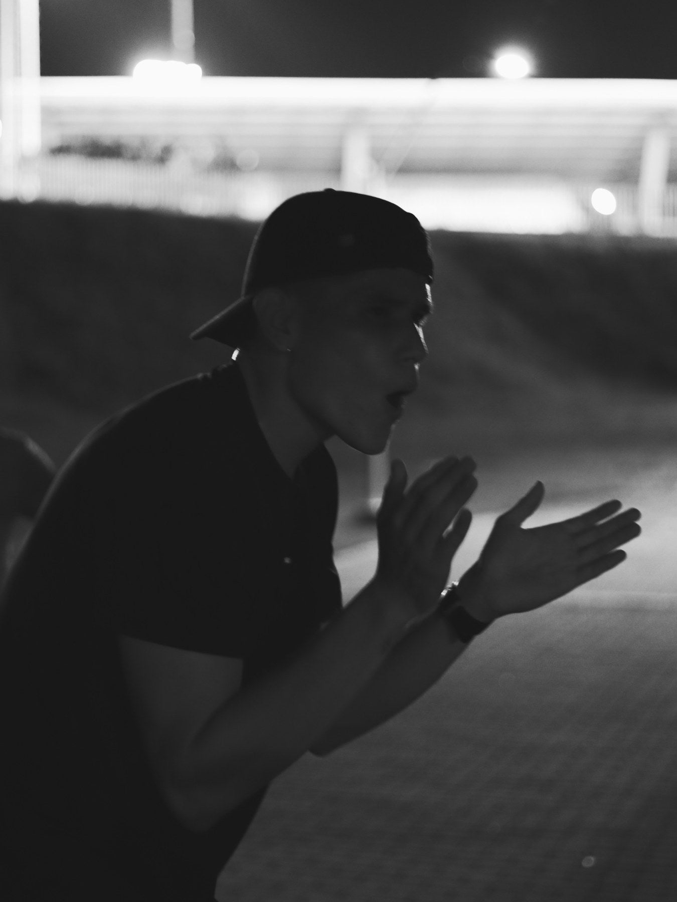 Coach de UNITE durante un entrenamiento